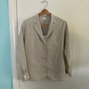 Aritzia / Wilfred Freeform Linen Buttondown